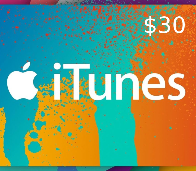 iTunes $30 US Card cover art