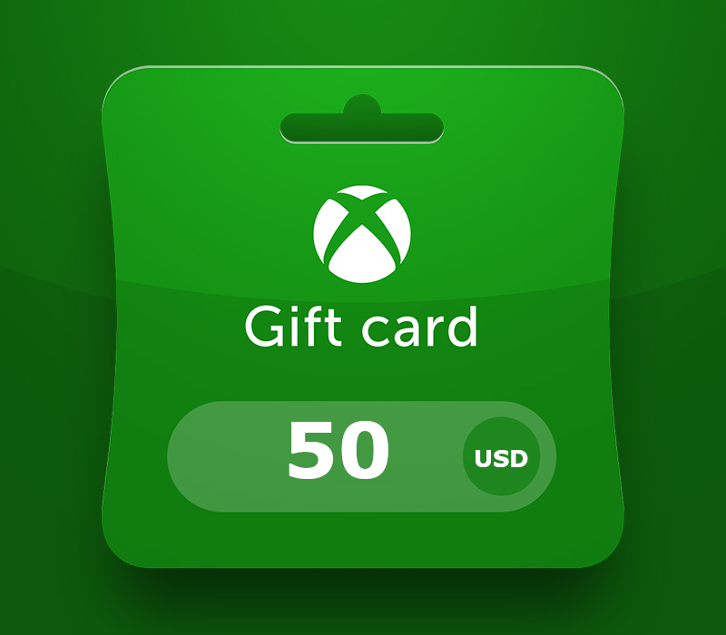 XBOX Live USD 50 Prepaid Card cover art