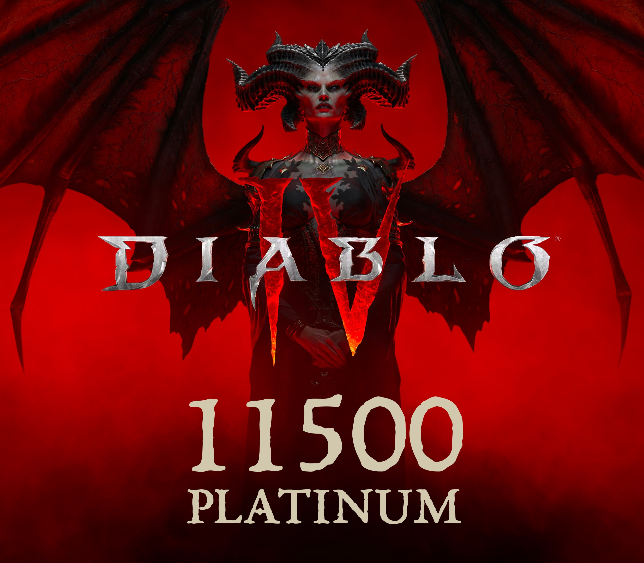 Diablo IV - 11500 Platinum Voucher cover art