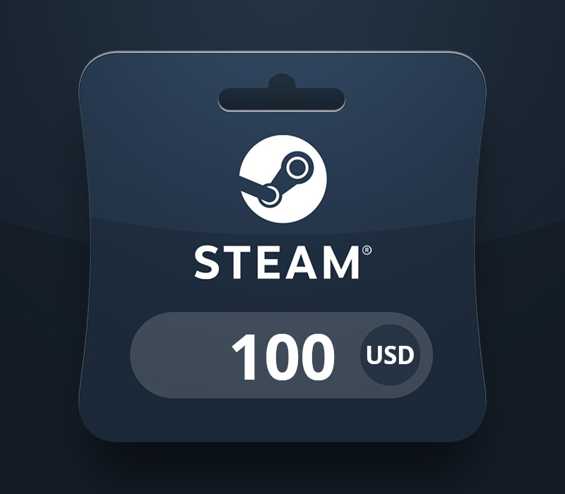 Steam Wallet USD 100 Gift Card cover art