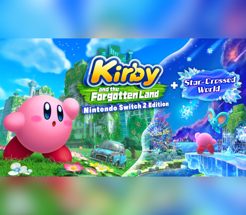 Kirby and the Forgotten Land + Star-Crossed World Nintendo Switch 2 Access cover art