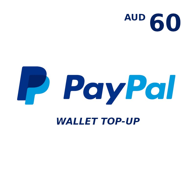 PayPal Wallet AUD 60 Top Up cover art