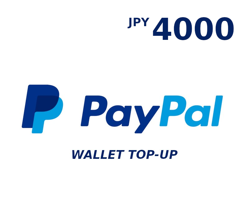 PayPal Wallet JPY 4000 Top Up cover art