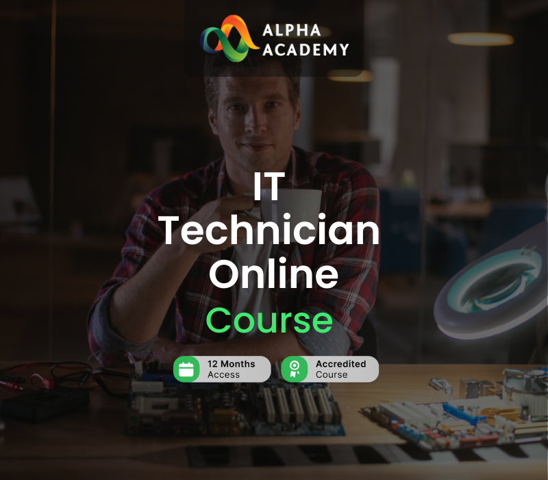 IT Technician Online Course Alpha Academy cover art