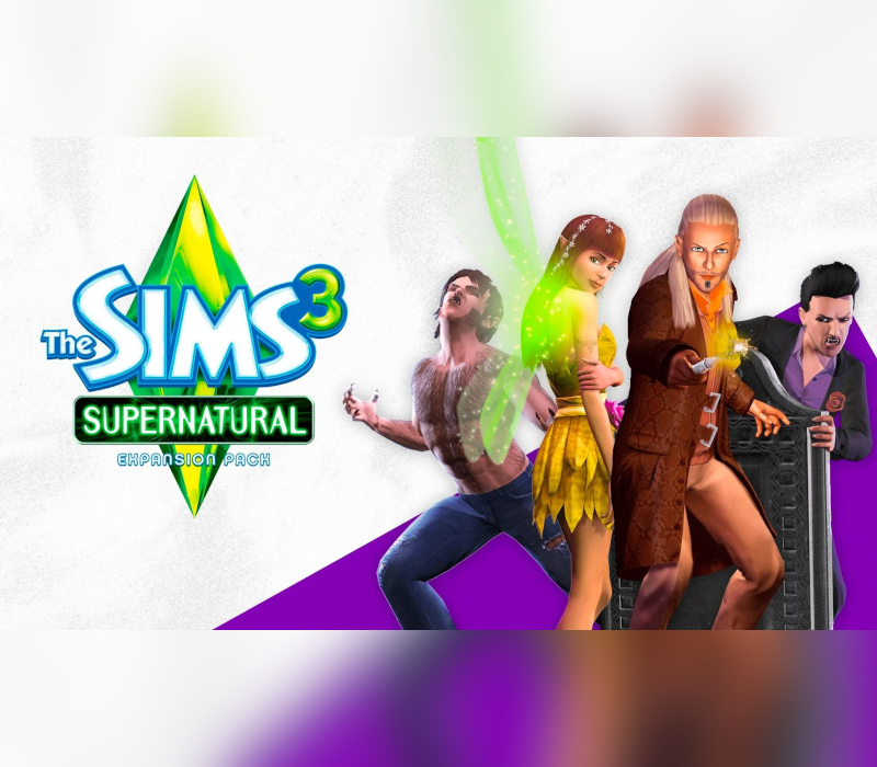 The Sims 3 - Supernatural DLC cover art
