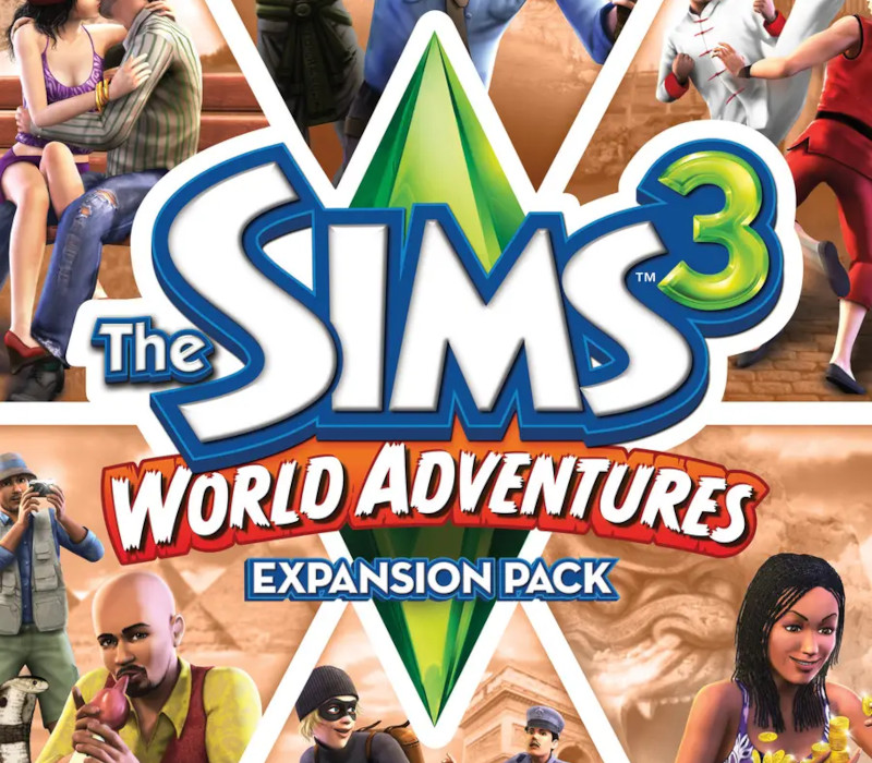 The Sims 3 - World Adventures DLC cover art