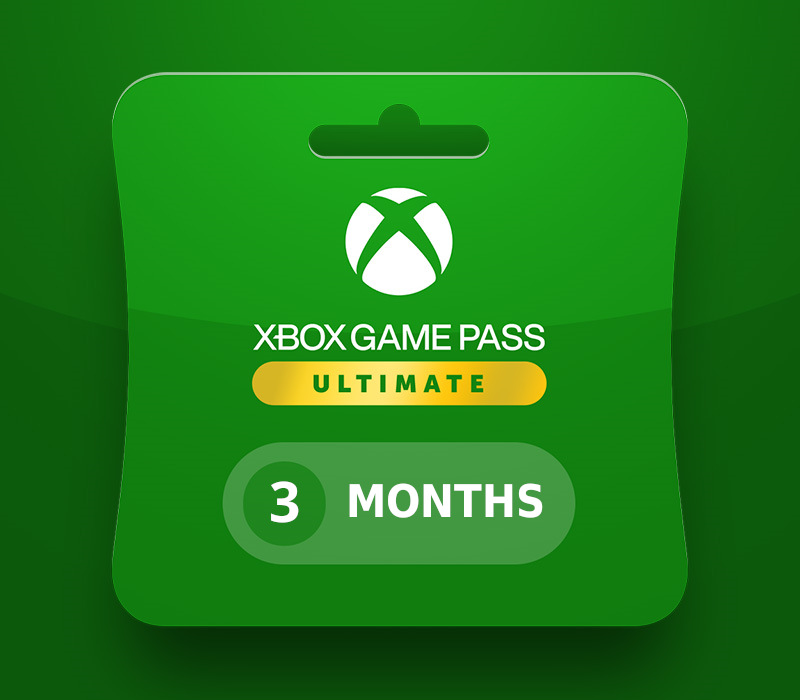 Xbox Game Pass Ultimate - 3 Month Subscription Card cover art