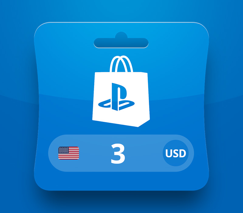 PlayStation Network Card USD 3 Gift Card cover art