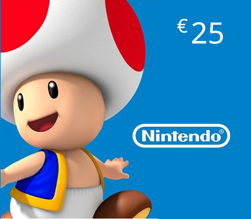 Nintendo eShop Prepaid Card EUR 25 Key BE cover art