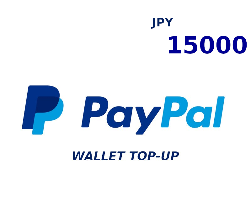 PayPal Wallet JPY 15000 Top Up cover art