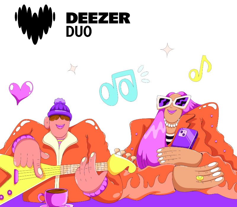 Deezer Duo 12 Months Subscription Voucher FR cover art