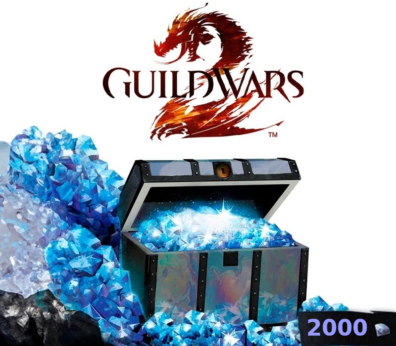 Guild Wars 2 2000 Gems cover art
