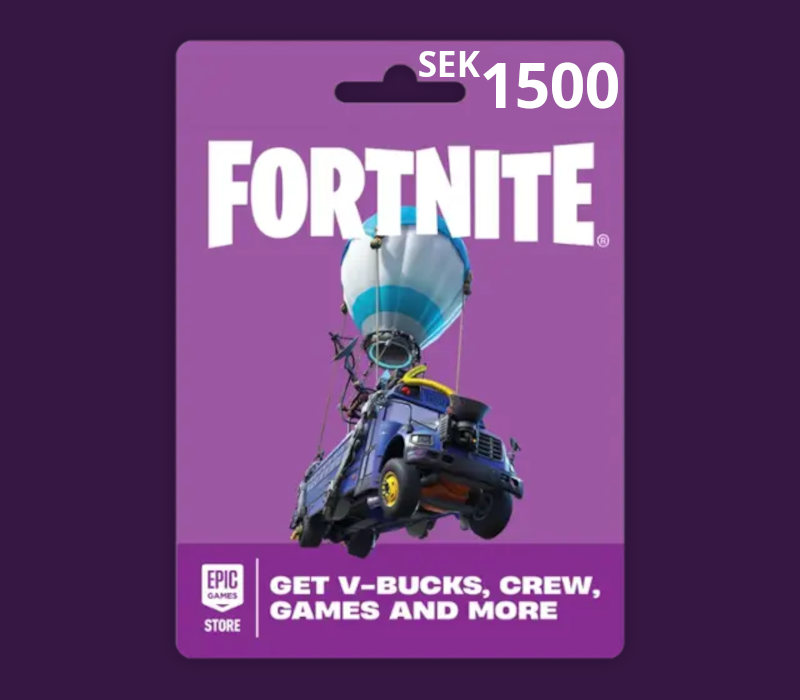 Fortnite SEK 1500 PC Epic Games Gift Card SE cover art
