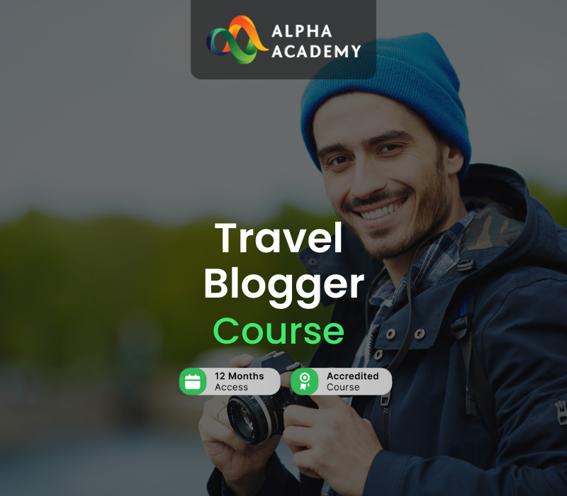 Travel Blogger Course Alpha Academy cover art