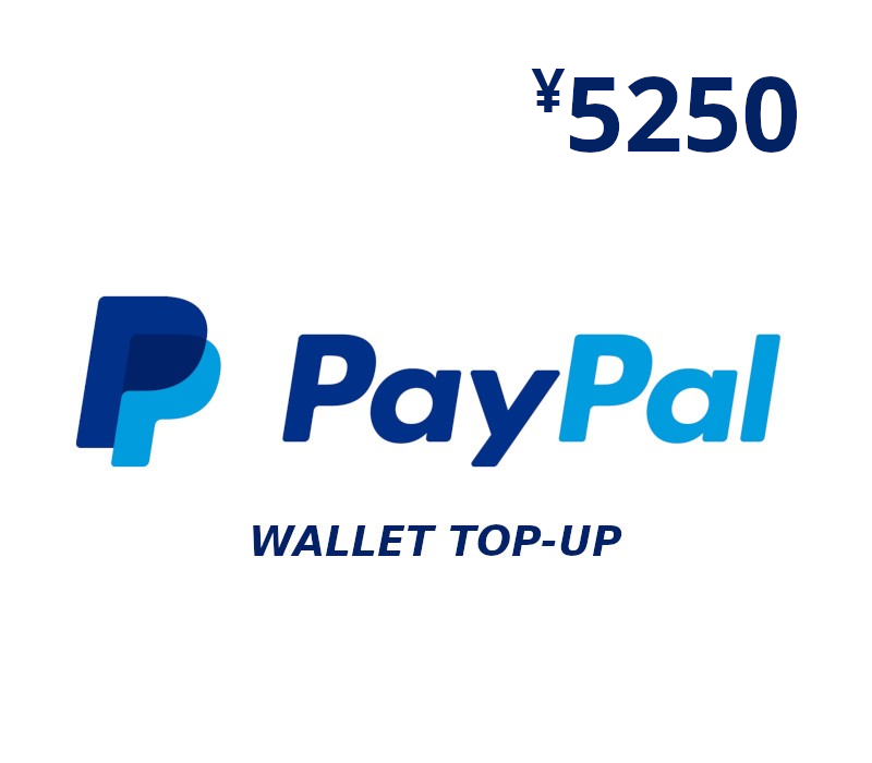 PayPal Wallet JPY 5250 Top Up cover art