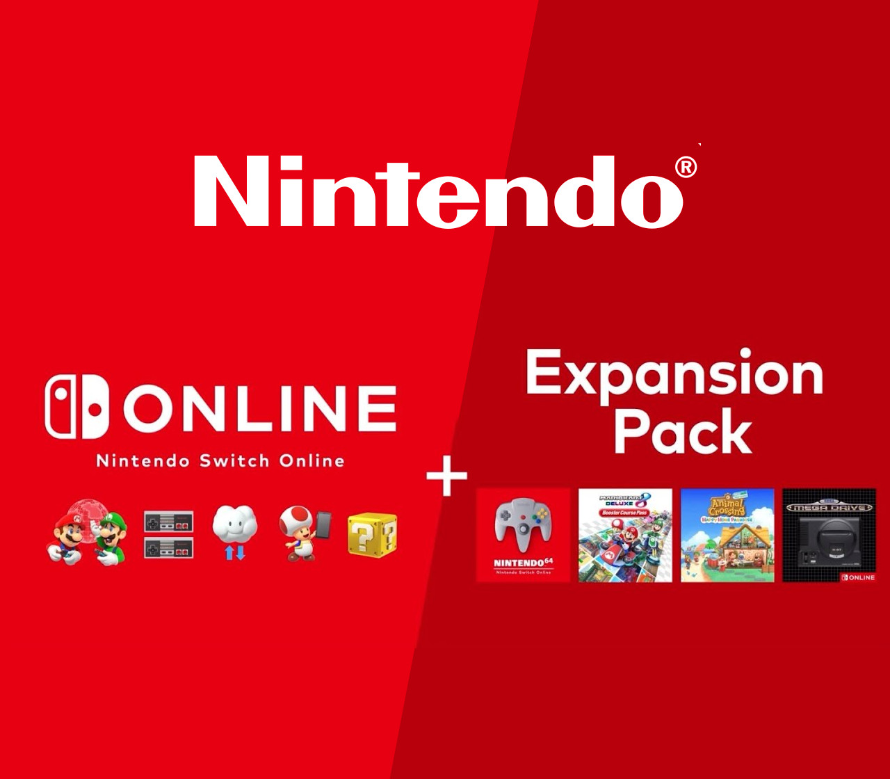 Nintendo Switch Online - 12 Months (365 Days) Individual Membership + Expansion Pack CH cover art
