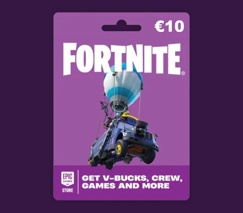 Fortnite EUR 10 PC Epic Games Gift Card DE cover art