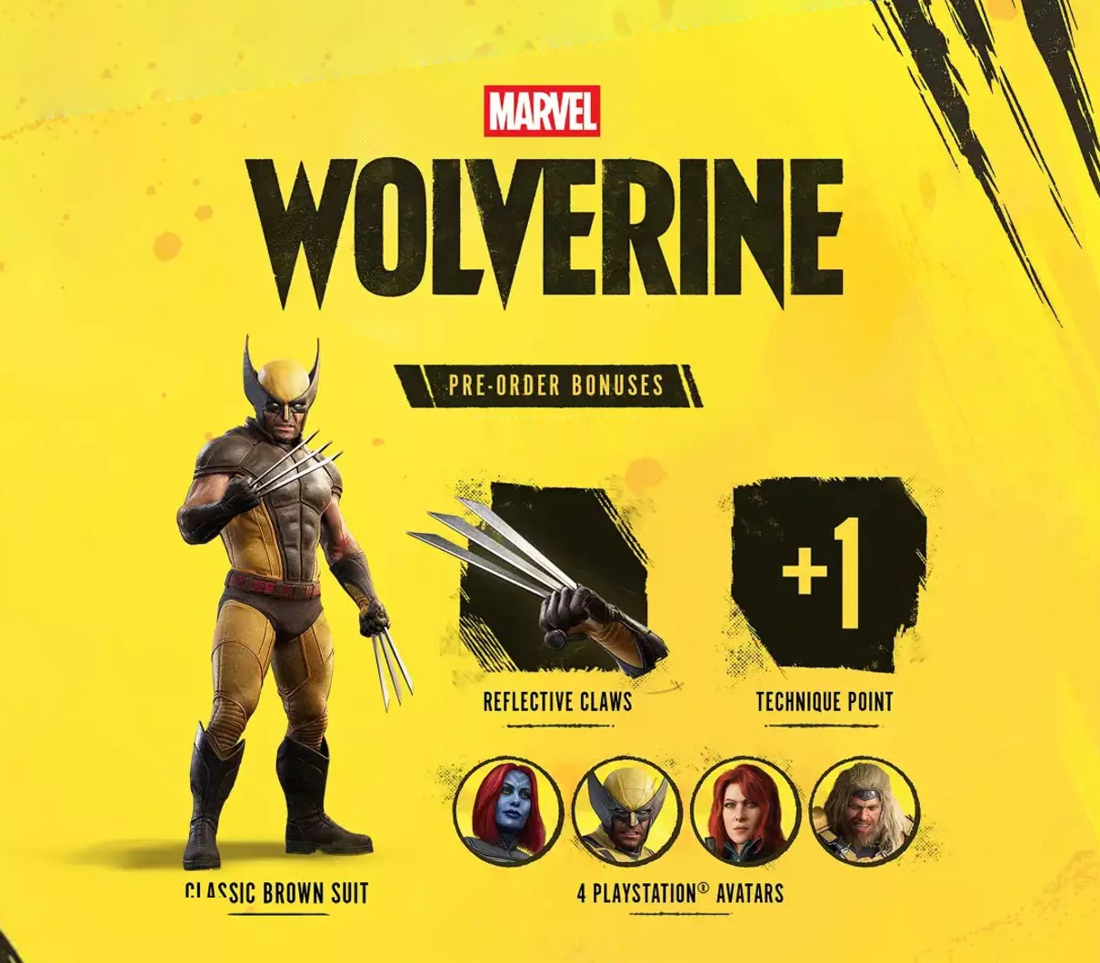 Marvel's Wolverine - Pre-Order Bonus cover art