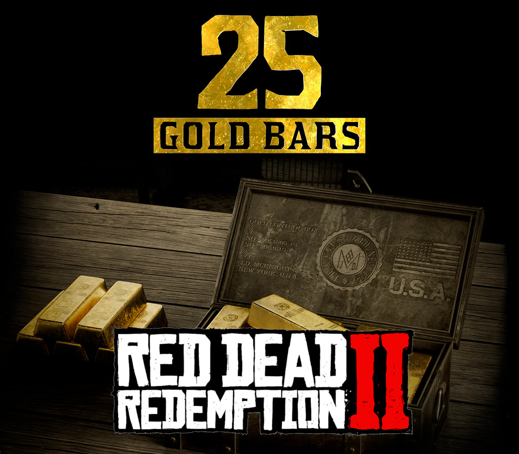 Red Dead Redemption 2 Online - 25 Gold Bars cover art