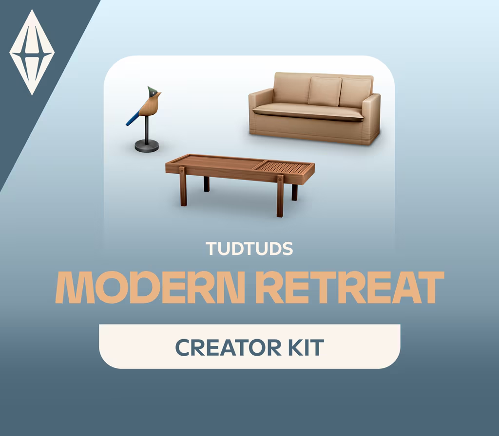 The Sims 4 - Modern Retreat Kit DLC cover art