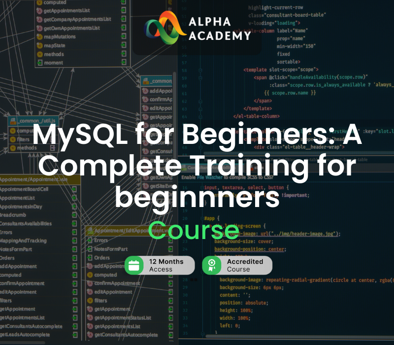 MySQL for Beginners: A Complete Training for beginnners Alpha Academy cover art