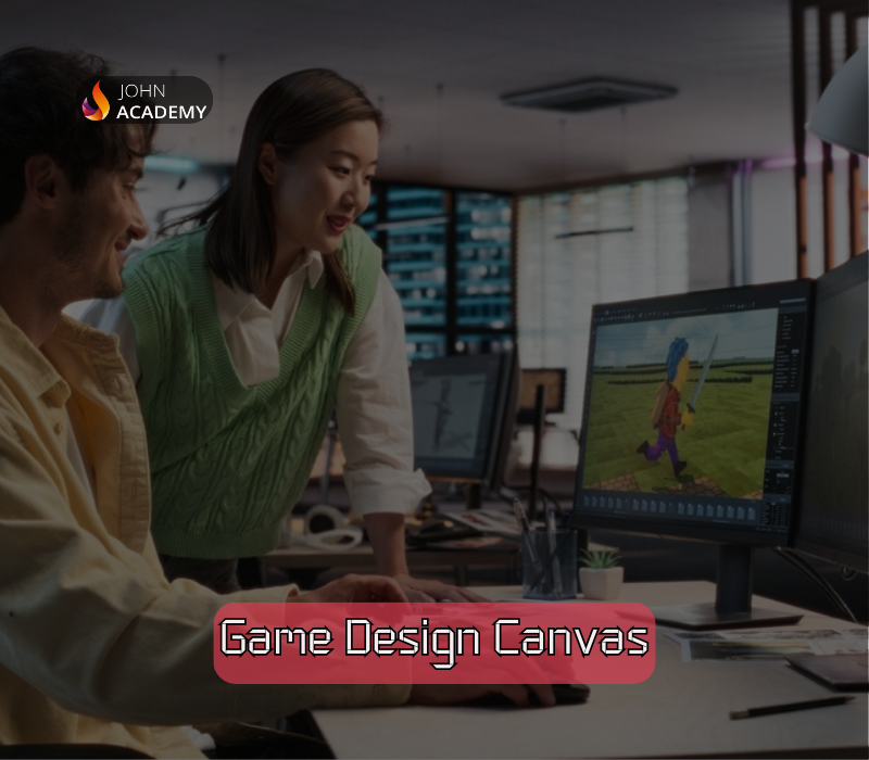 Game Design Canvas Guide for Beginners John Academy cover art