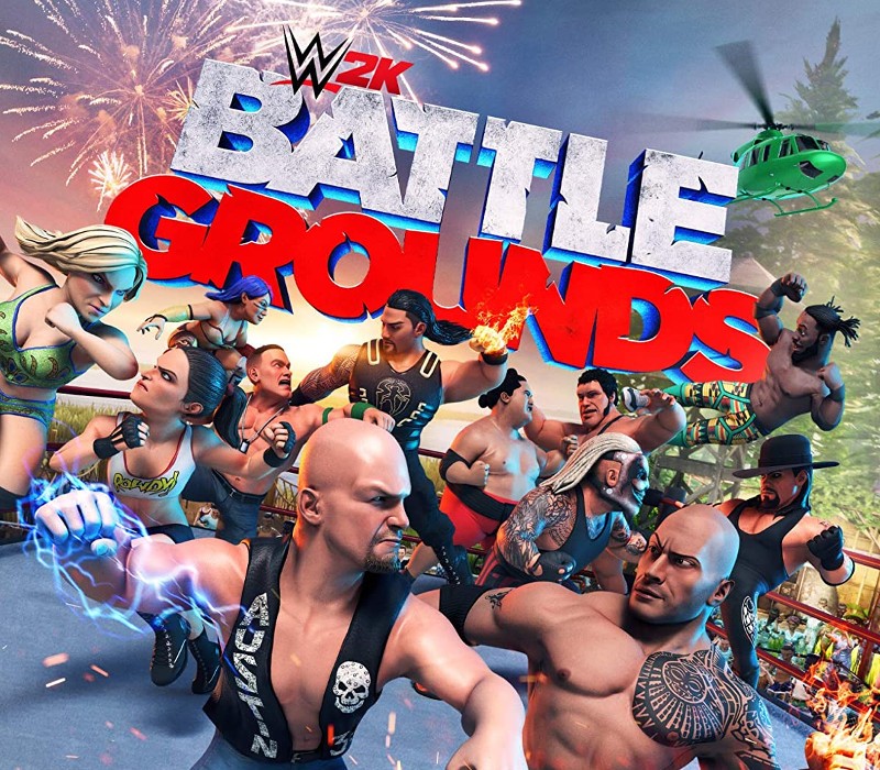 WWE 2K BATTLEGROUNDS PS4 Access cover art