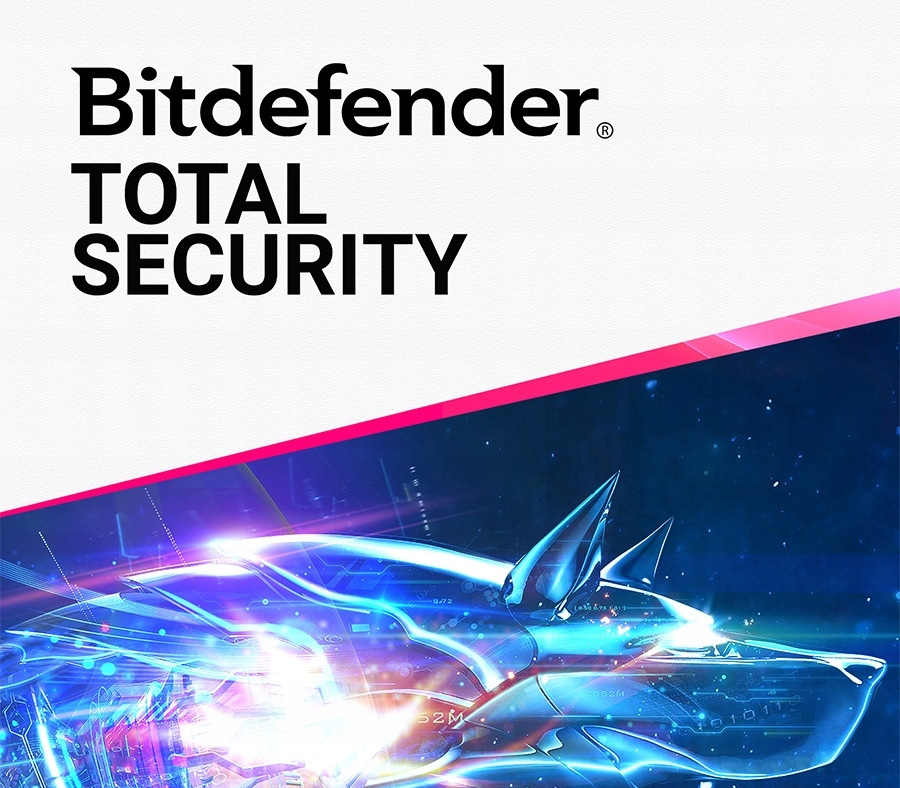 Bitdefender Total Security 2025 (1 Year / 5 Devices) cover art