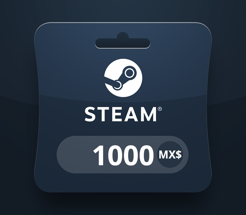 Steam Wallet MXN 1000 Gift Card cover art
