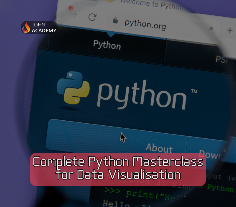 Python Masterclass for Data Visualization Skills John Academy cover art