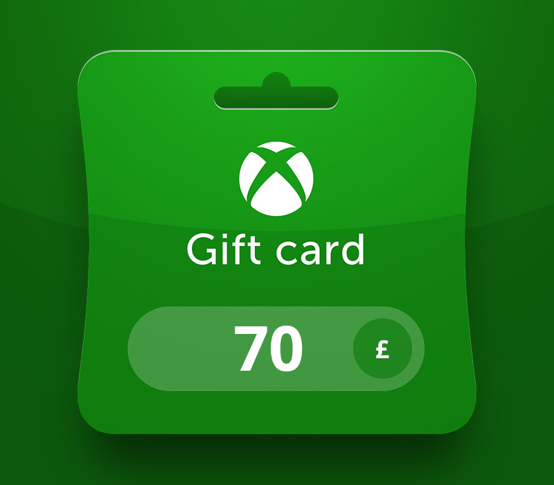 XBOX Live GBP 70 Prepaid Card cover art