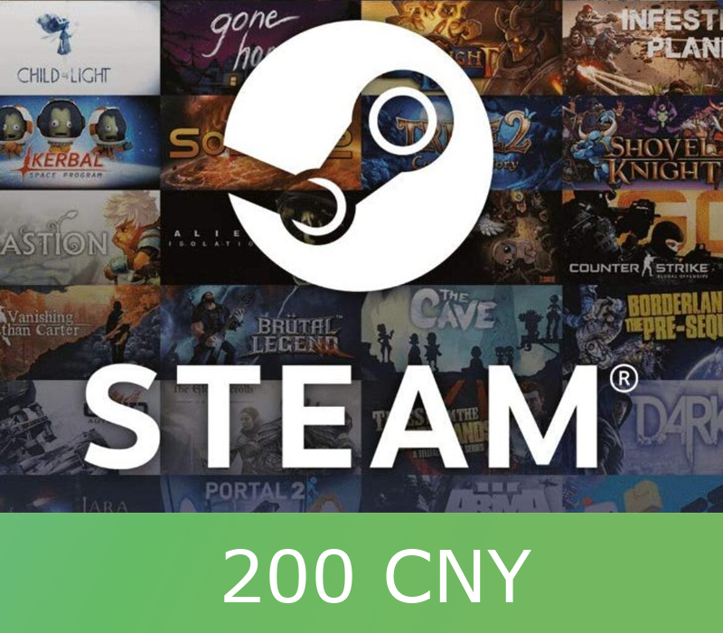 Steam Gift Card 200 CNY cover art
