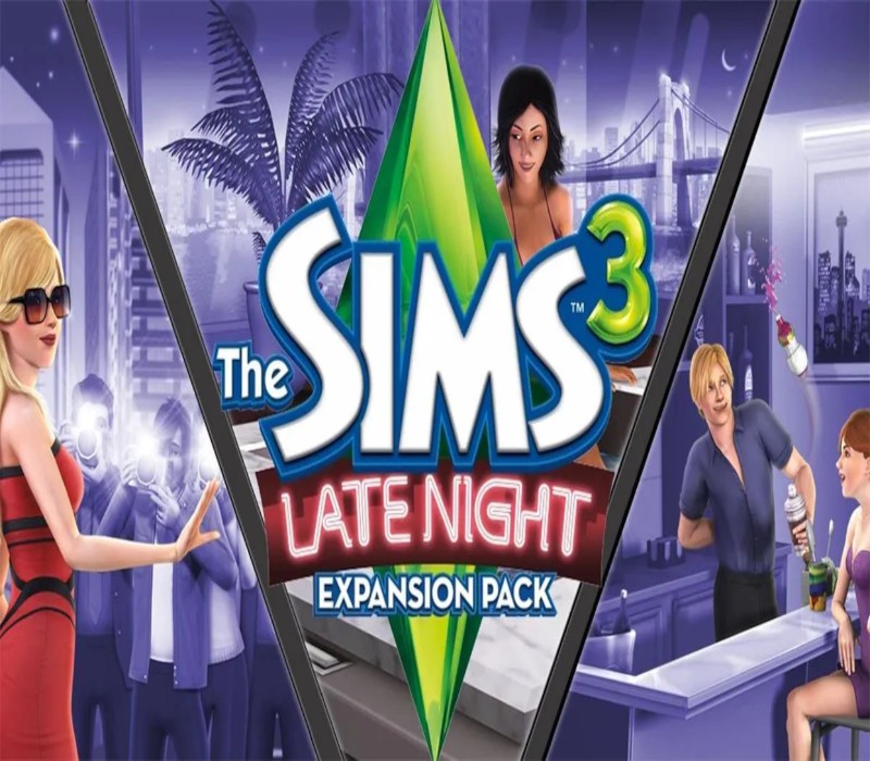 The Sims 3 - Late Night Expansion Pack DLC cover art