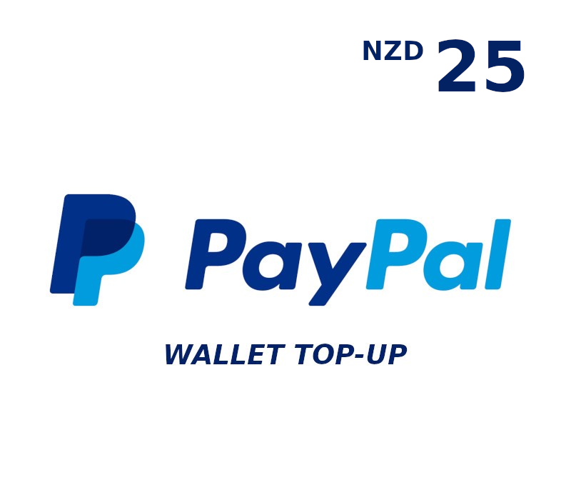 PayPal Wallet NZD 25 Top Up cover art