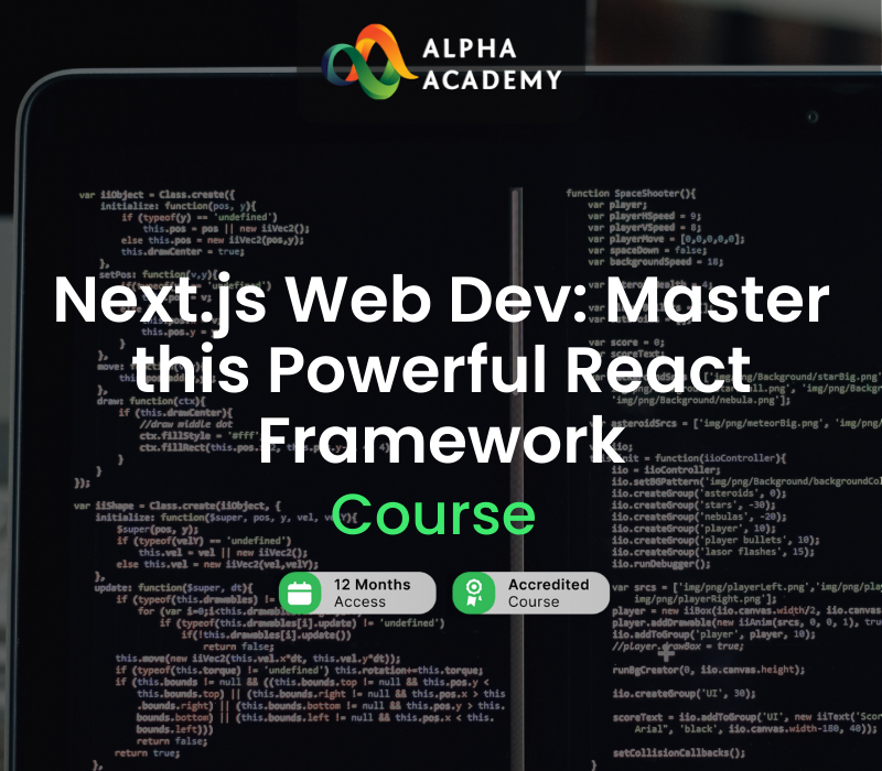 Next.js Web Dev: Master this Powerful React Framework Alpha Academy cover art