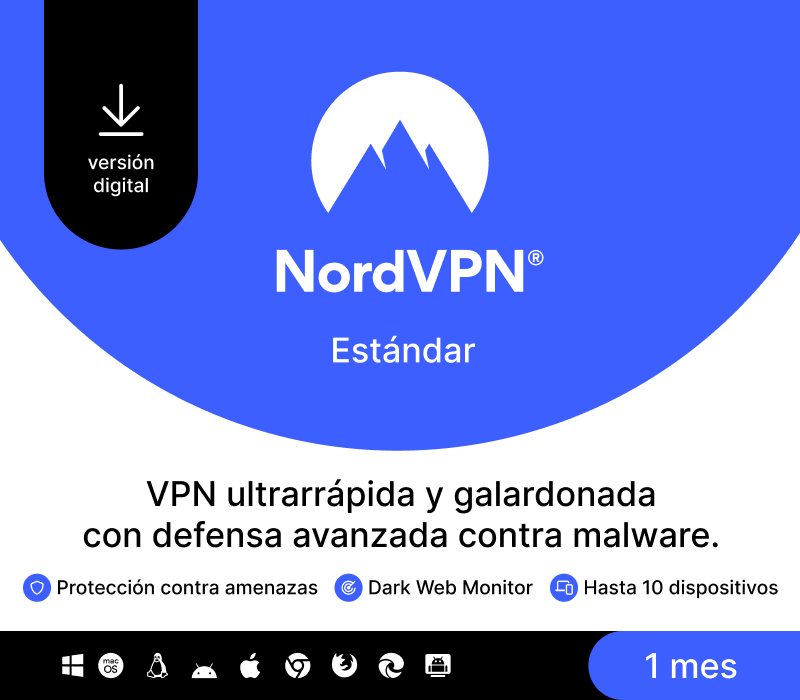 NordVPN Standard ES (1 Month / 10 Devices) cover art