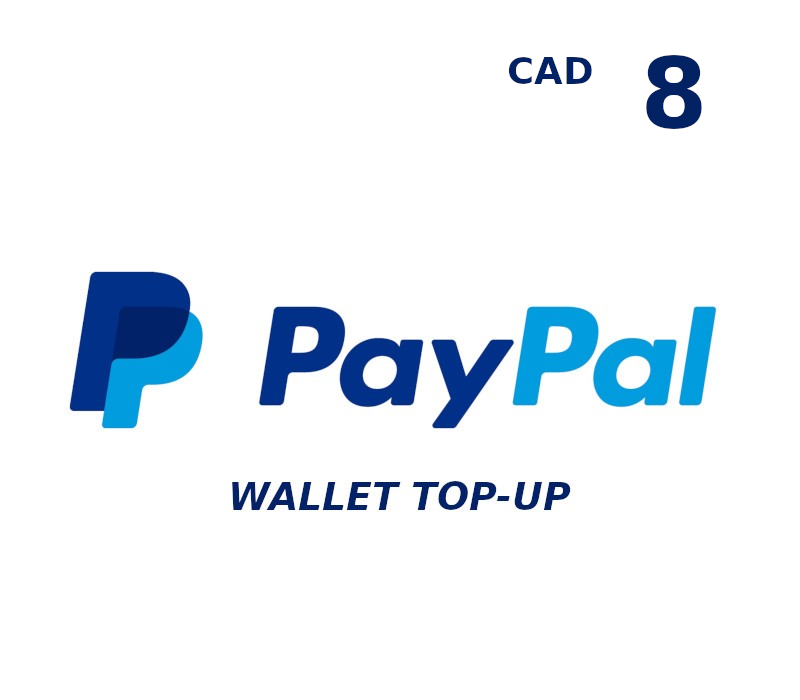PayPal Wallet CAD 8 Top Up cover art