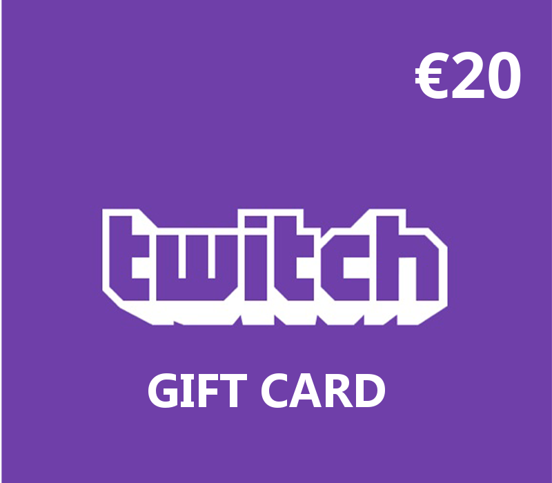 Twitch EUR 20 Gift Card cover art