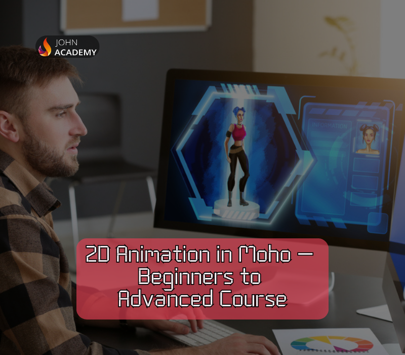 2D Animation in Moho: Complete Beginners to Advanced Course John Academy cover art