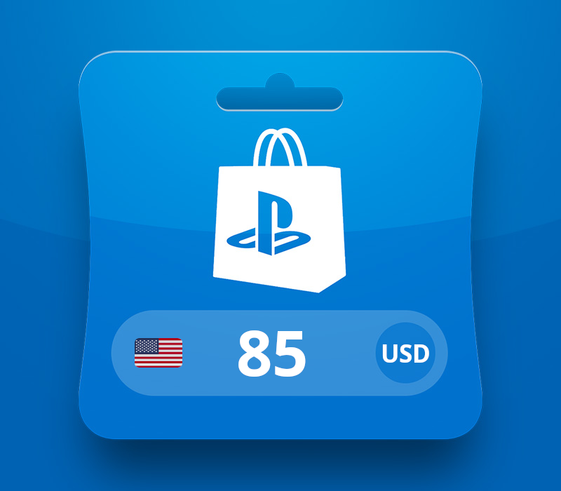PlayStation Network Card USD 85 Gift Card cover art