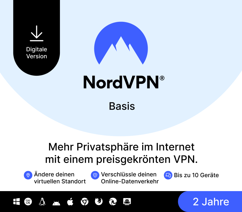 NordVPN Basic DE (2 Years / 10 Devices) cover art