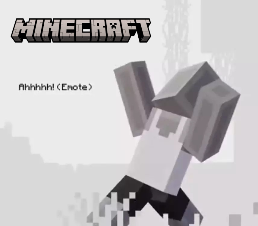 Minecraft - Support A Streamer emote DLC cover art