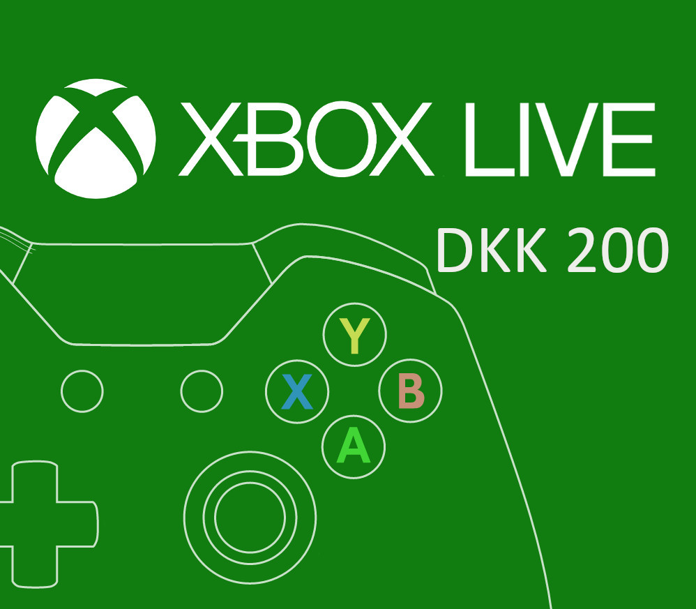 XBOX Live 200 DKK Prepaid Card DK cover art