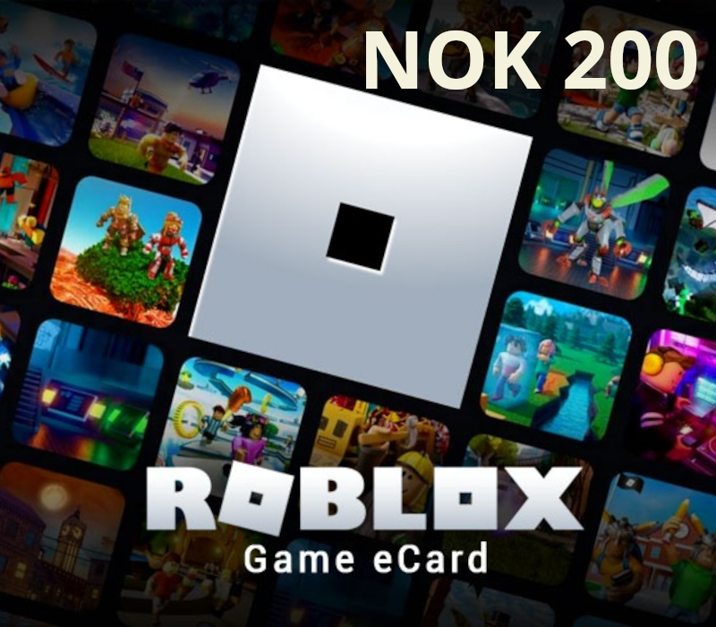 Roblox Game eCard NOK 200 NO cover art