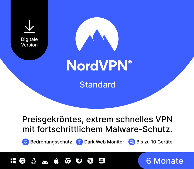 NordVPN Standard DE (6 Months / 10 Devices) cover art
